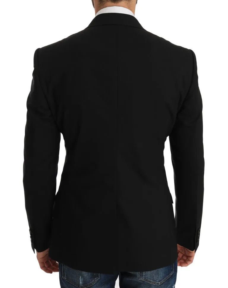 Black Wool MARTINI Blazer Jacket