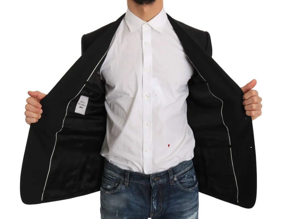 Black Wool MARTINI Blazer Jacket