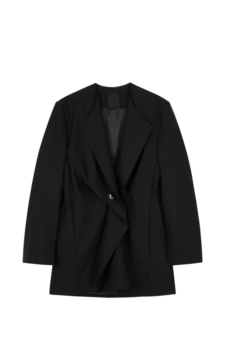 Blazer / JNBY Tailored Wool Blend Oversized Blazer
