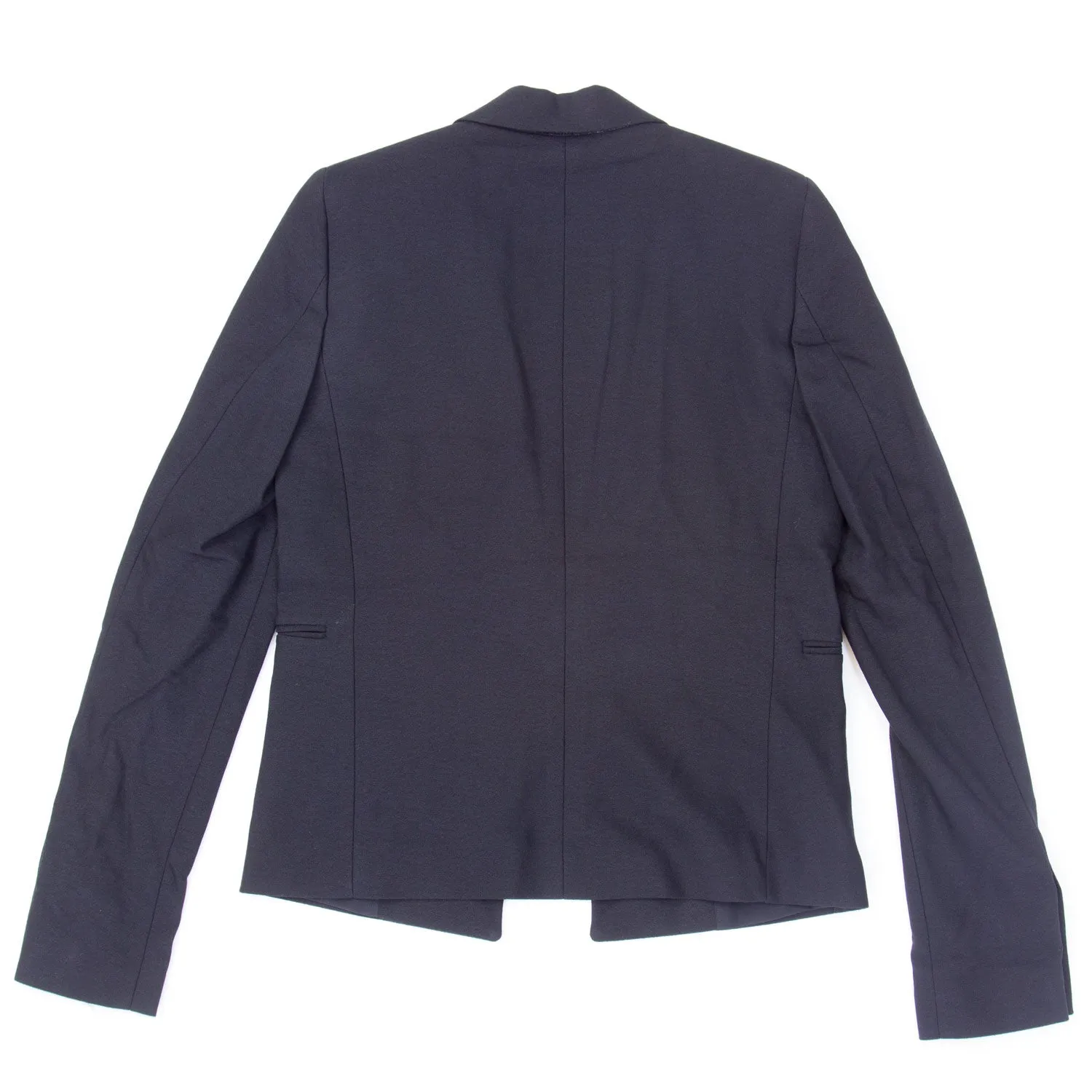 BLK DNM Women's Black Open Style Blazer 68 US 2 $595 NWT