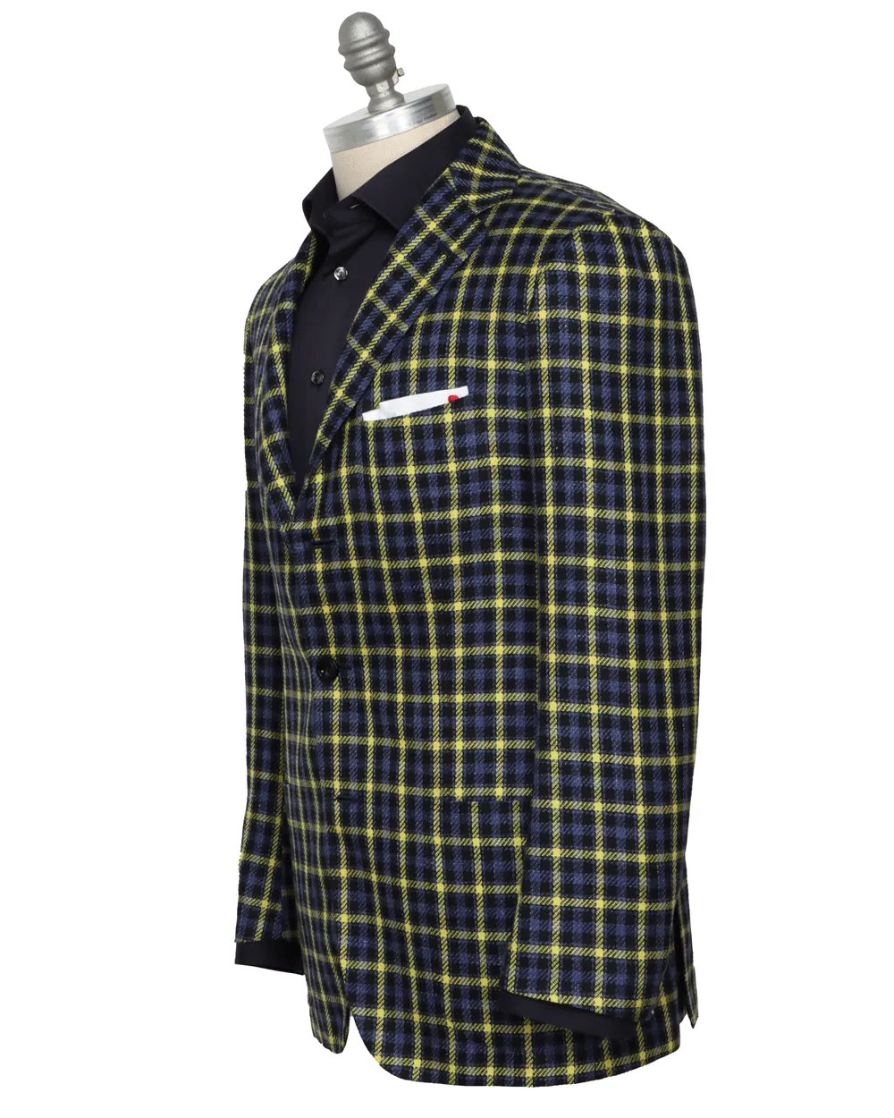 Blue and Yellow Windowpane Sportcoat