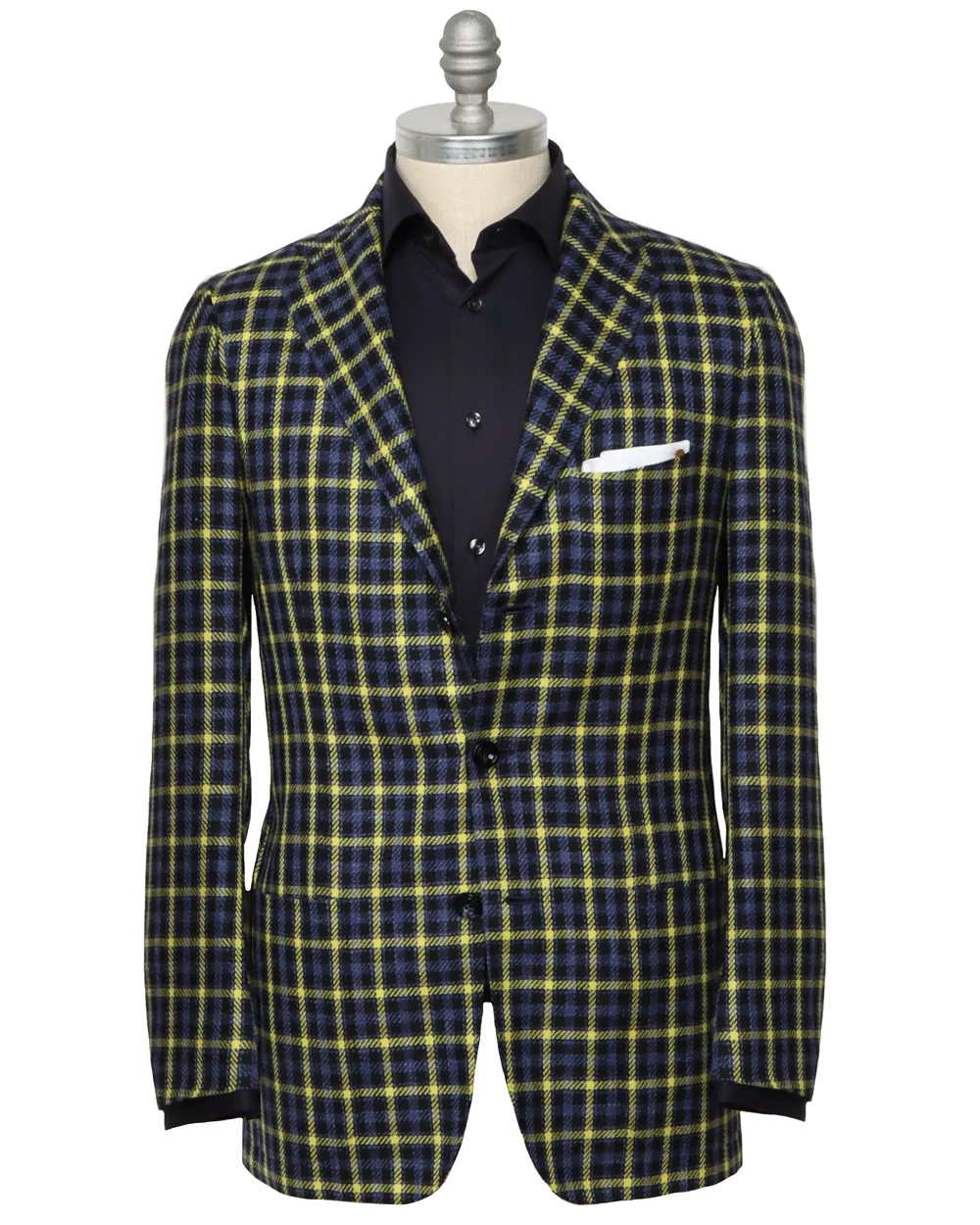 Blue and Yellow Windowpane Sportcoat