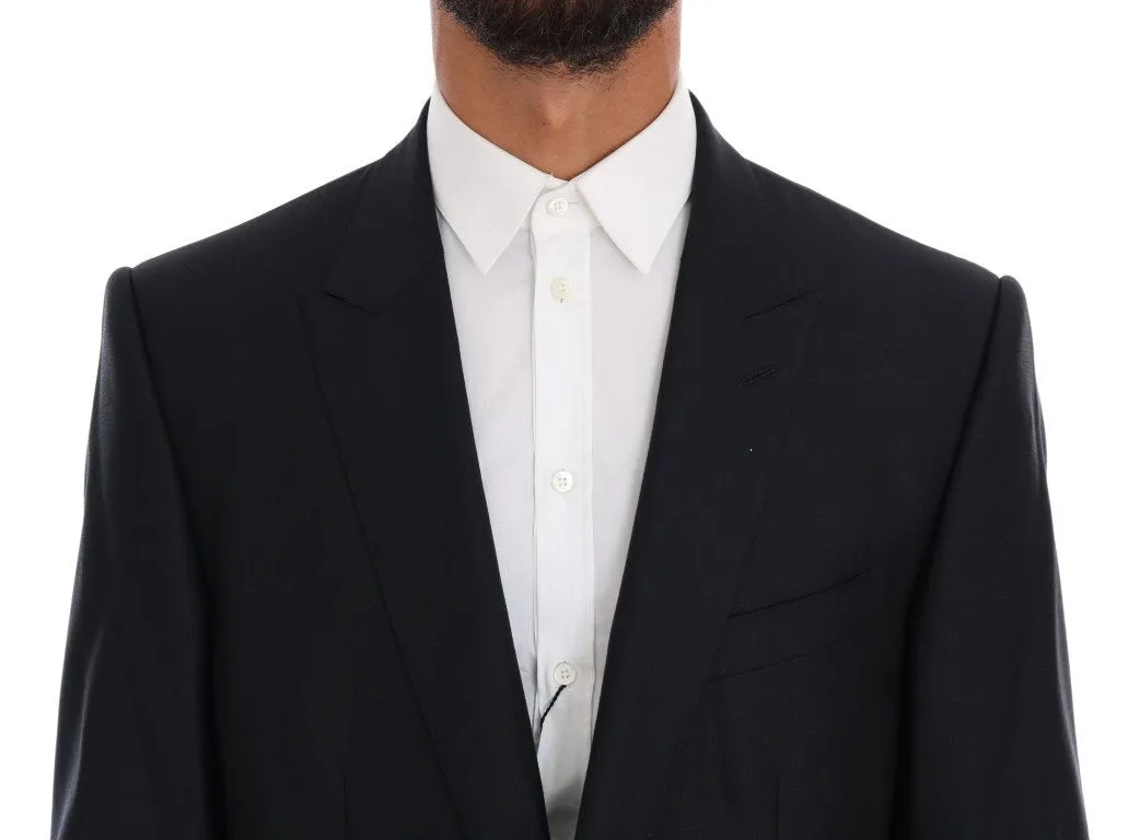 Blue SARTORIA Wool Silk Blazer Jacket