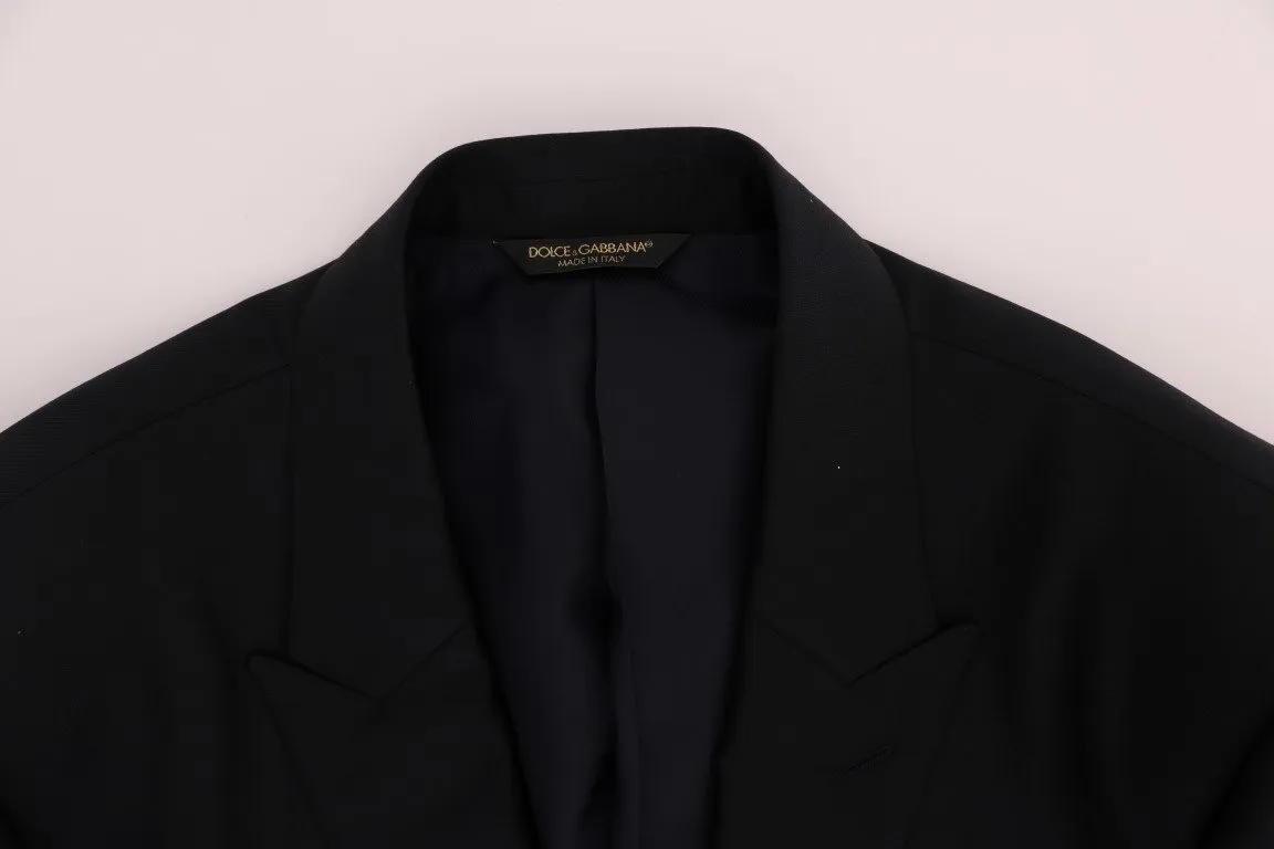 Blue SARTORIA Wool Silk Blazer Jacket