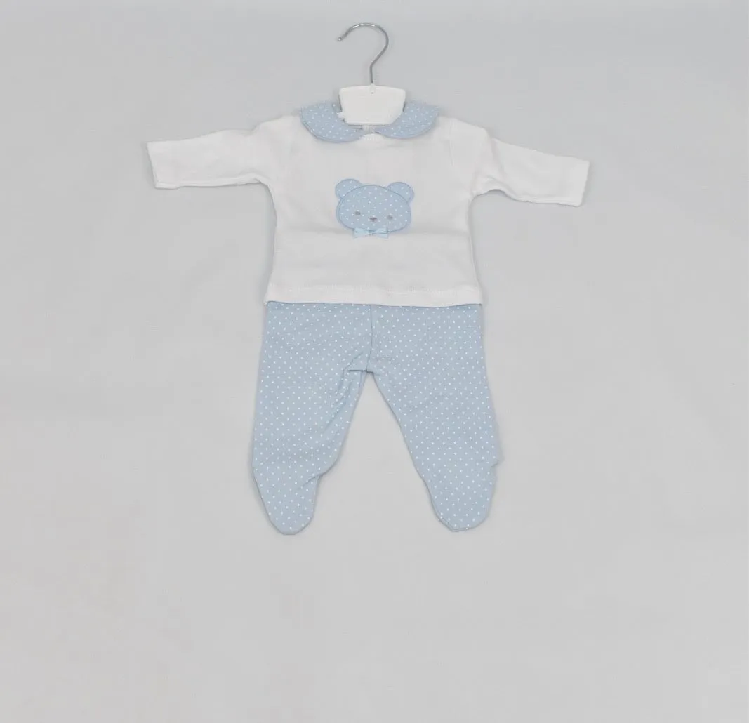 Blue Teddy Two Piece Set