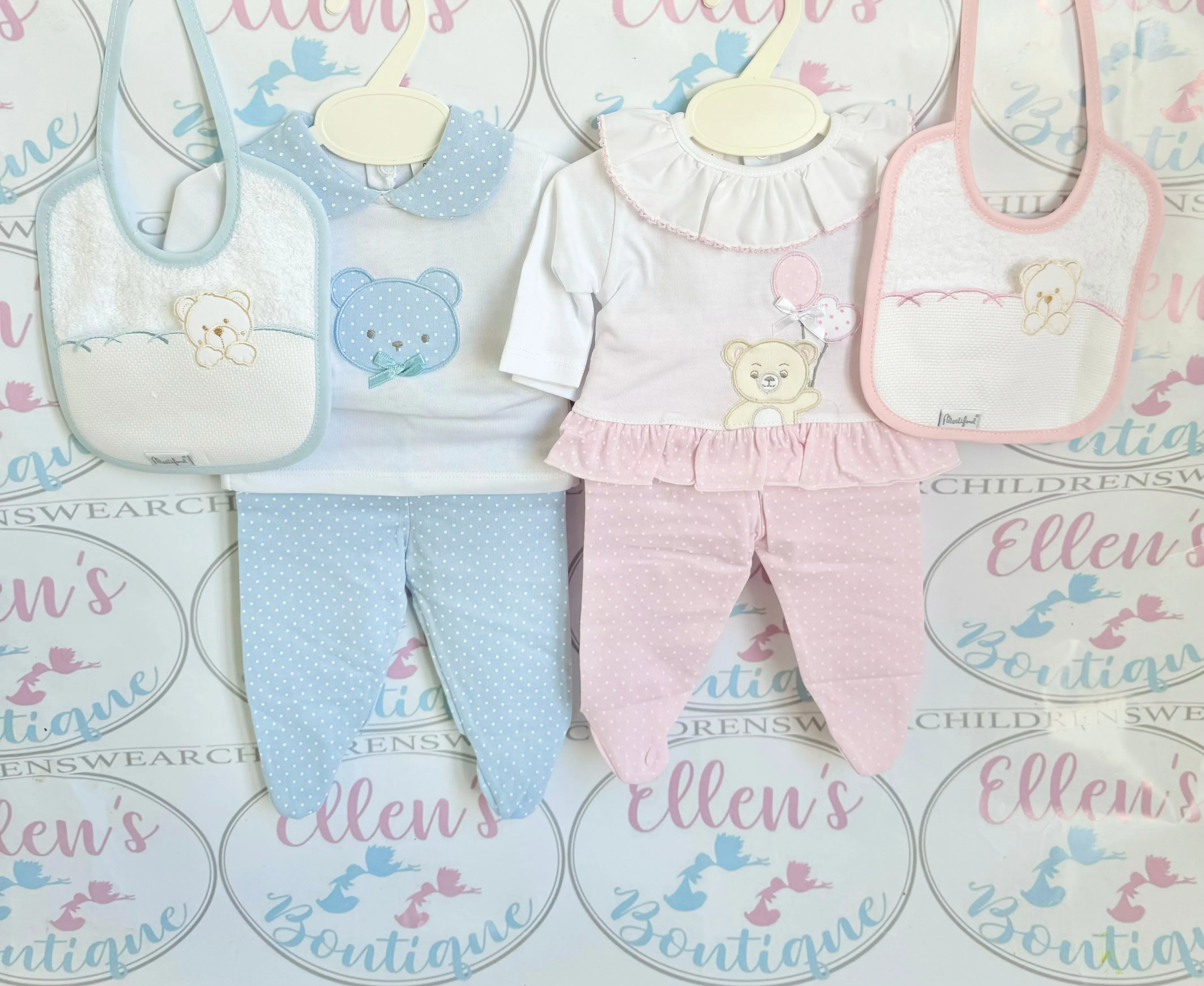 Blue Teddy Two Piece Set