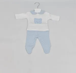Blue Teddy Two Piece Set