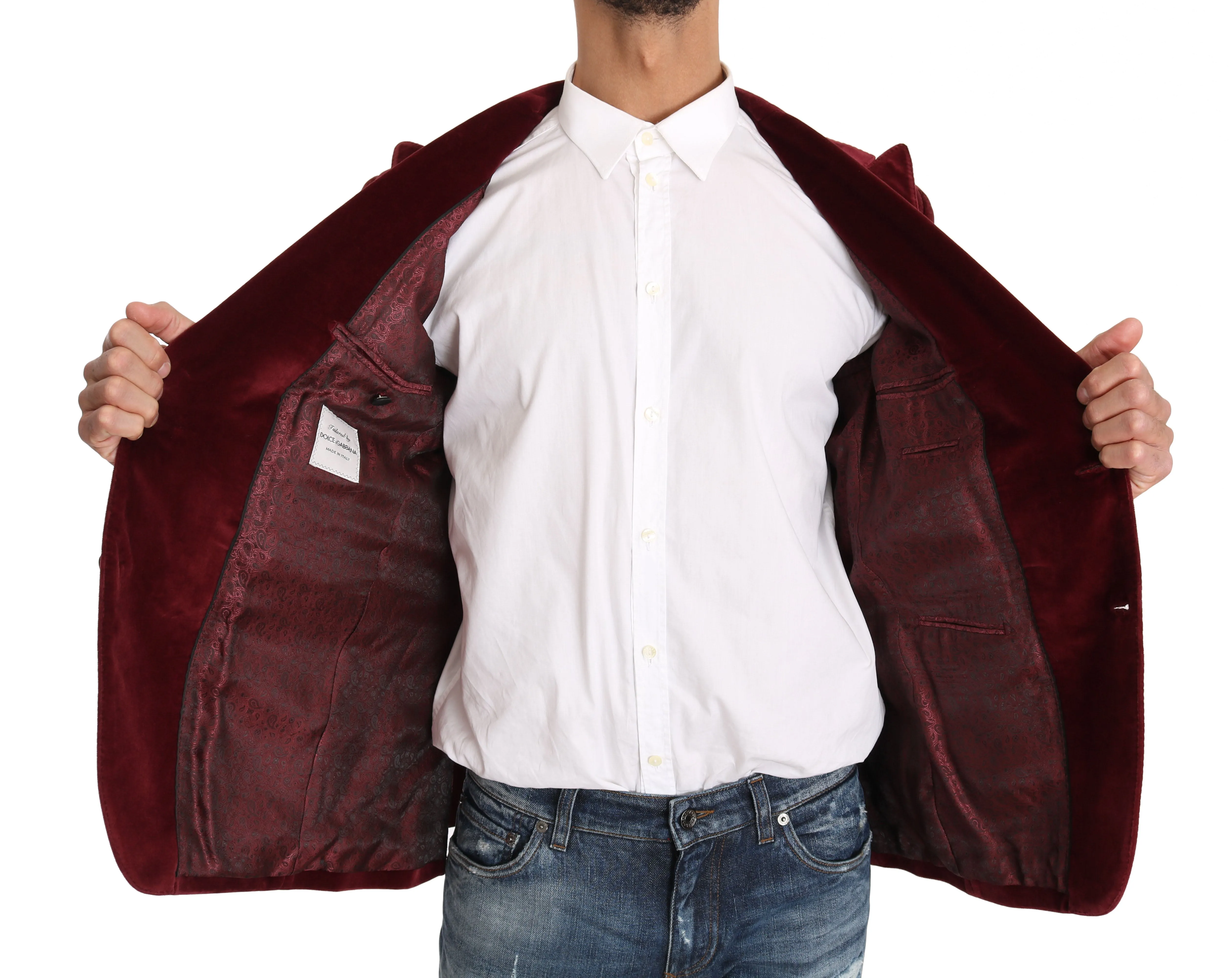 Bordeaux Velvet Puma Blazer Jacket