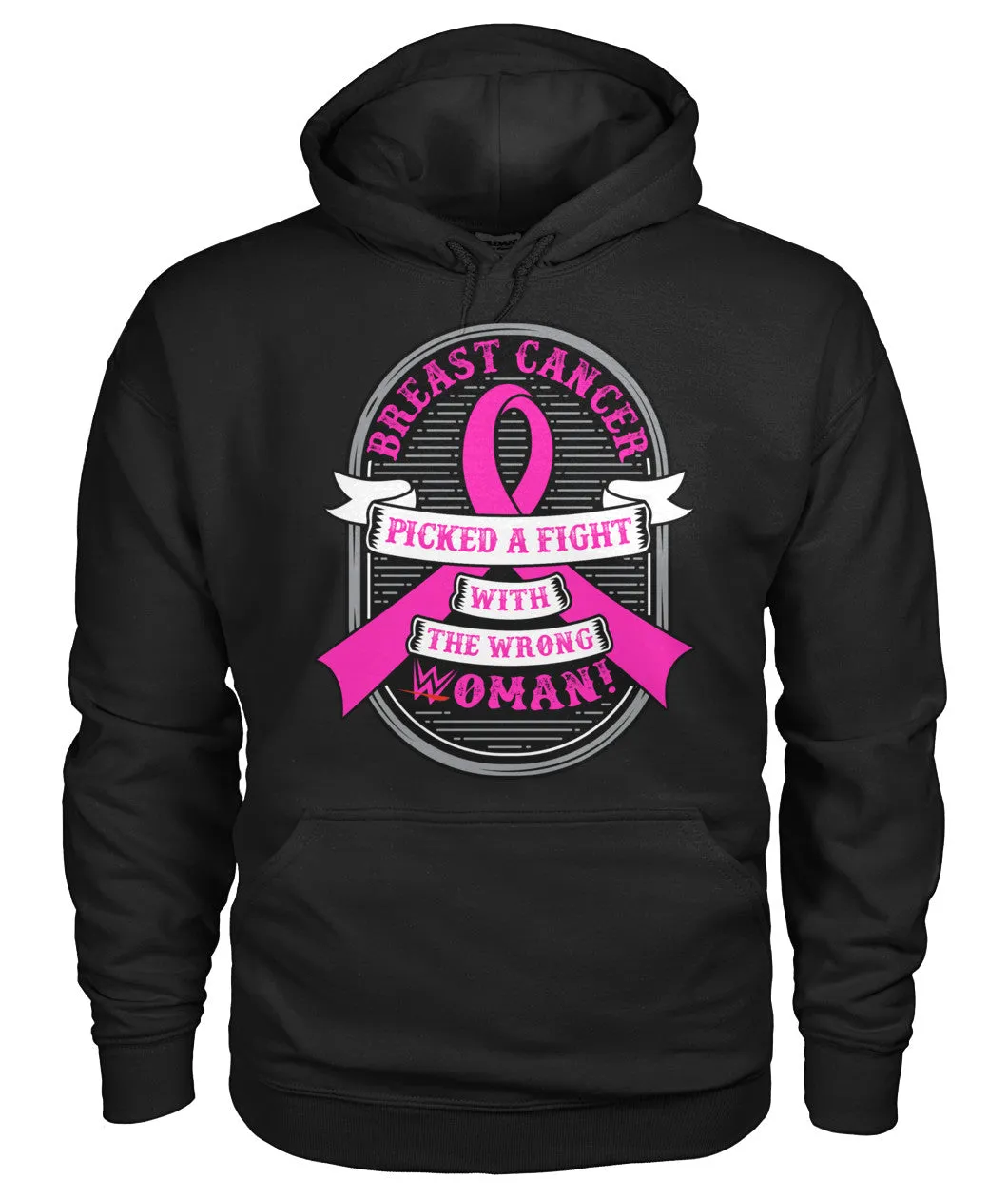 Breast Cancer Picked a Fight with the Wrong Woman Hoodies and Sweatshirts
