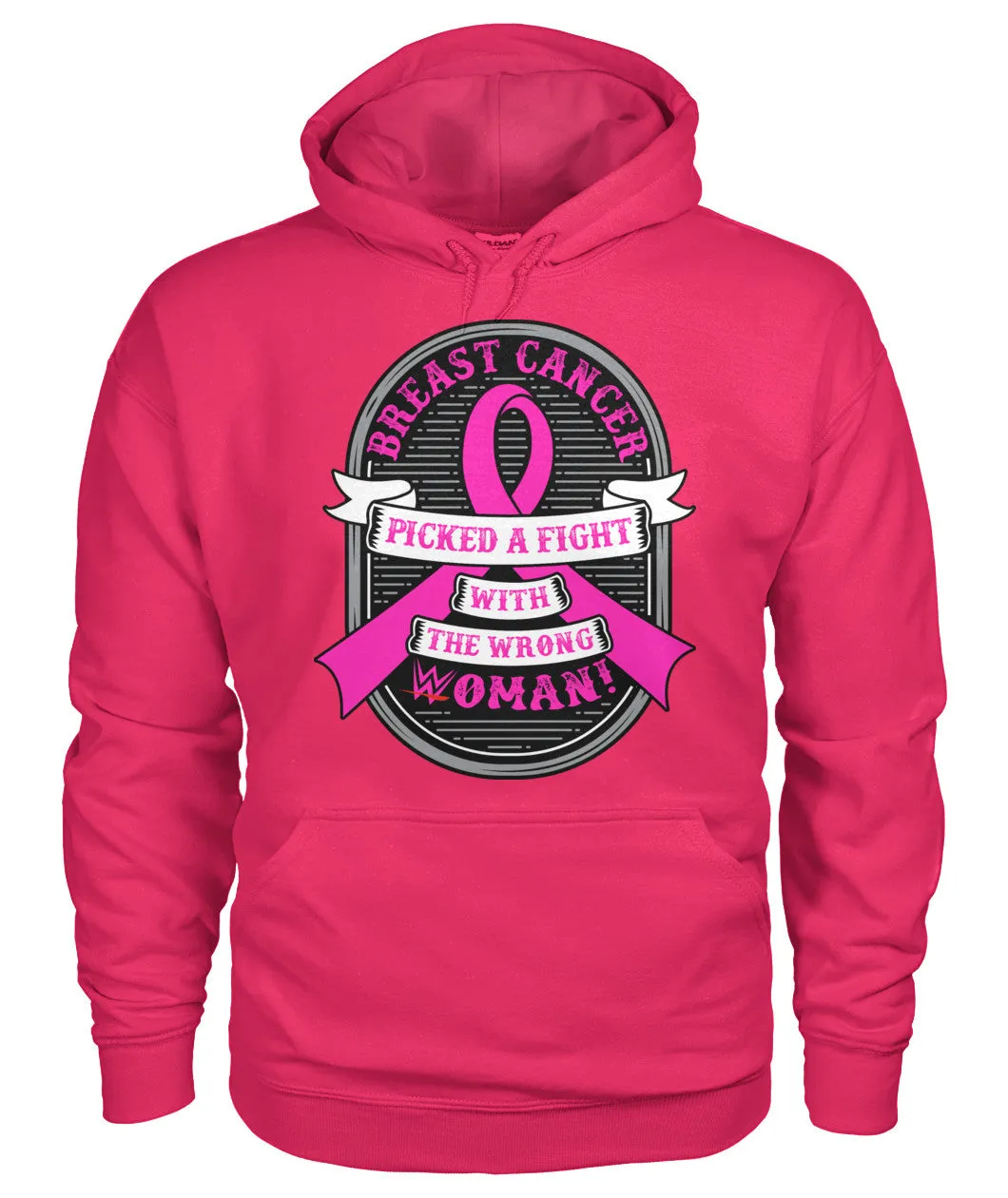 Breast Cancer Picked a Fight with the Wrong Woman Hoodies and Sweatshirts