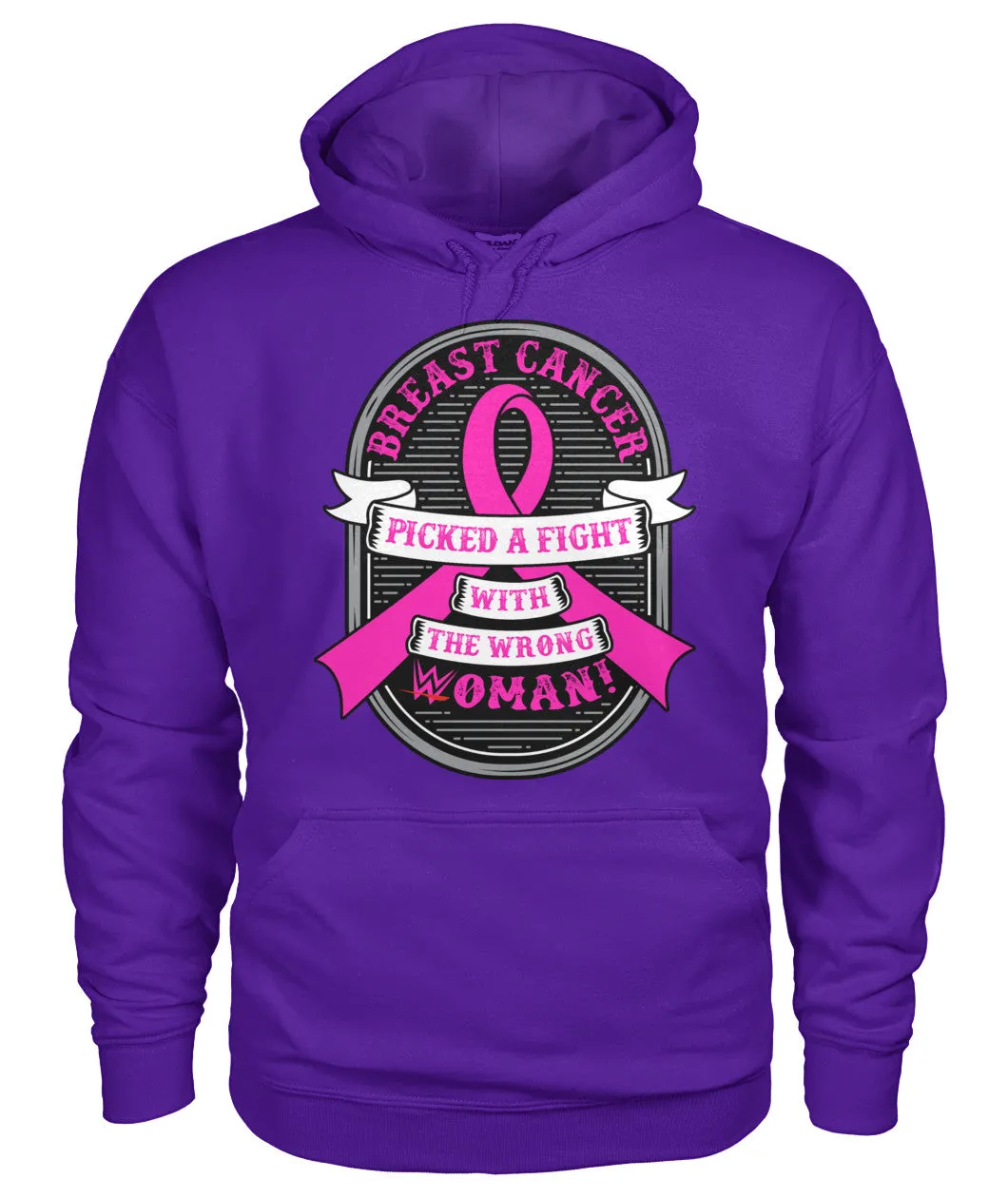 Breast Cancer Picked a Fight with the Wrong Woman Hoodies and Sweatshirts