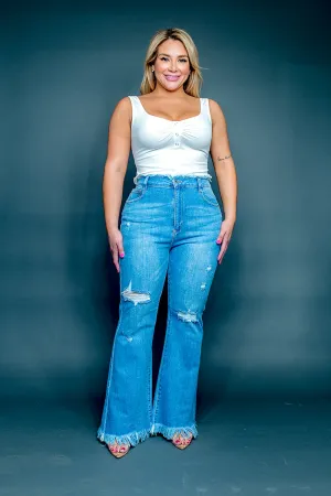 Brielle Frayed Jeans