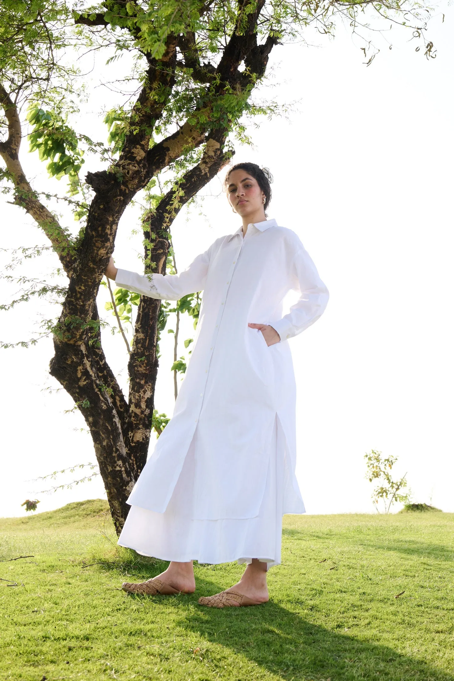 Bright White - Magnolia Coord set
