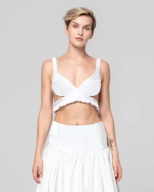 Britney White Bralette