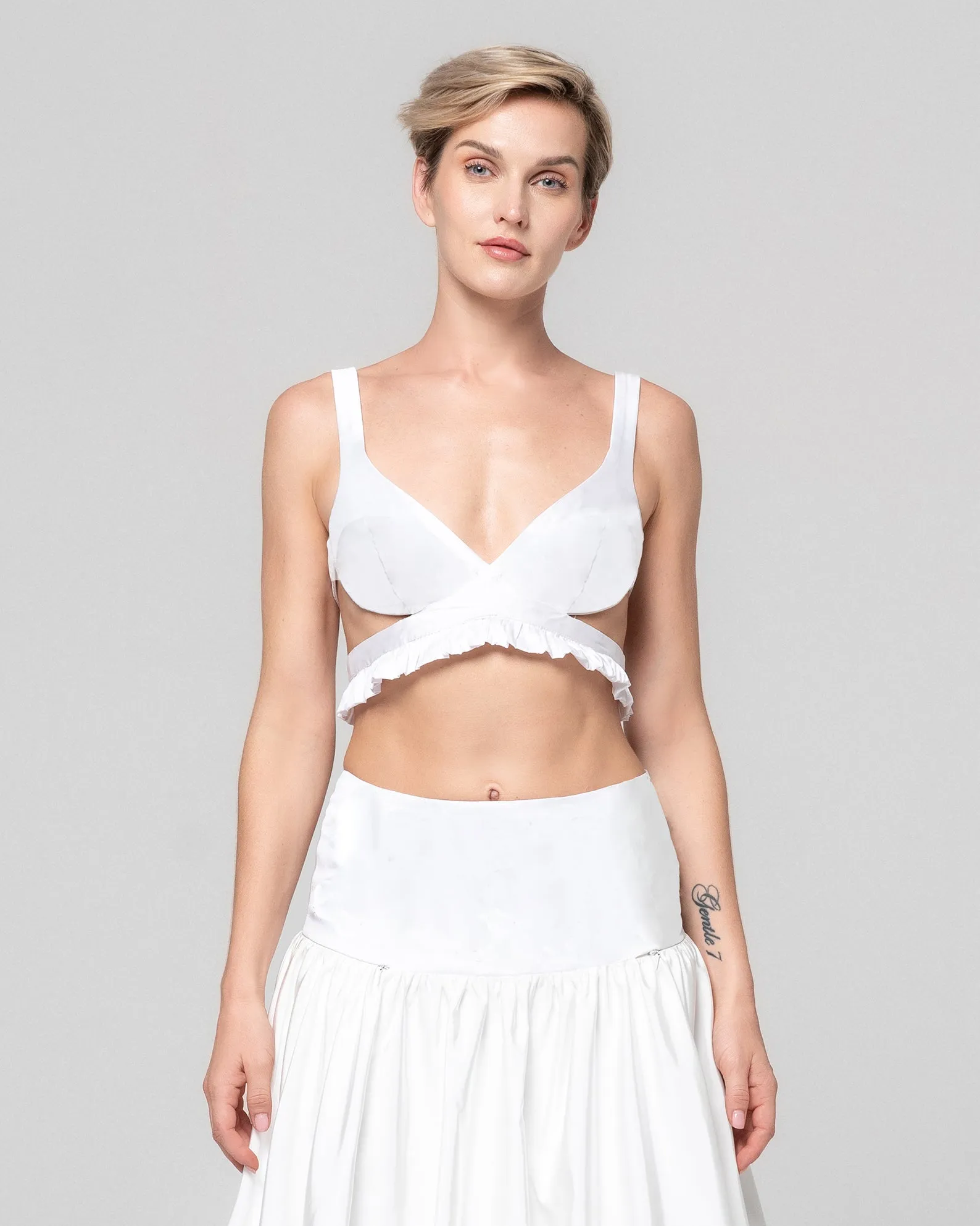Britney White Bralette