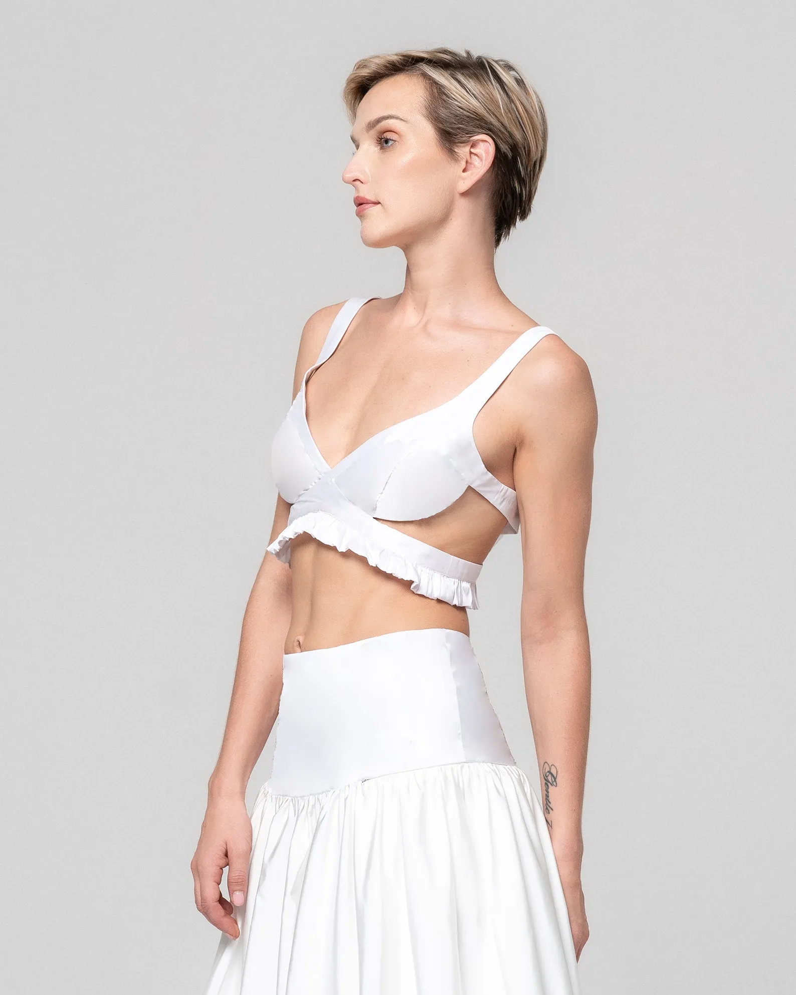 Britney White Bralette