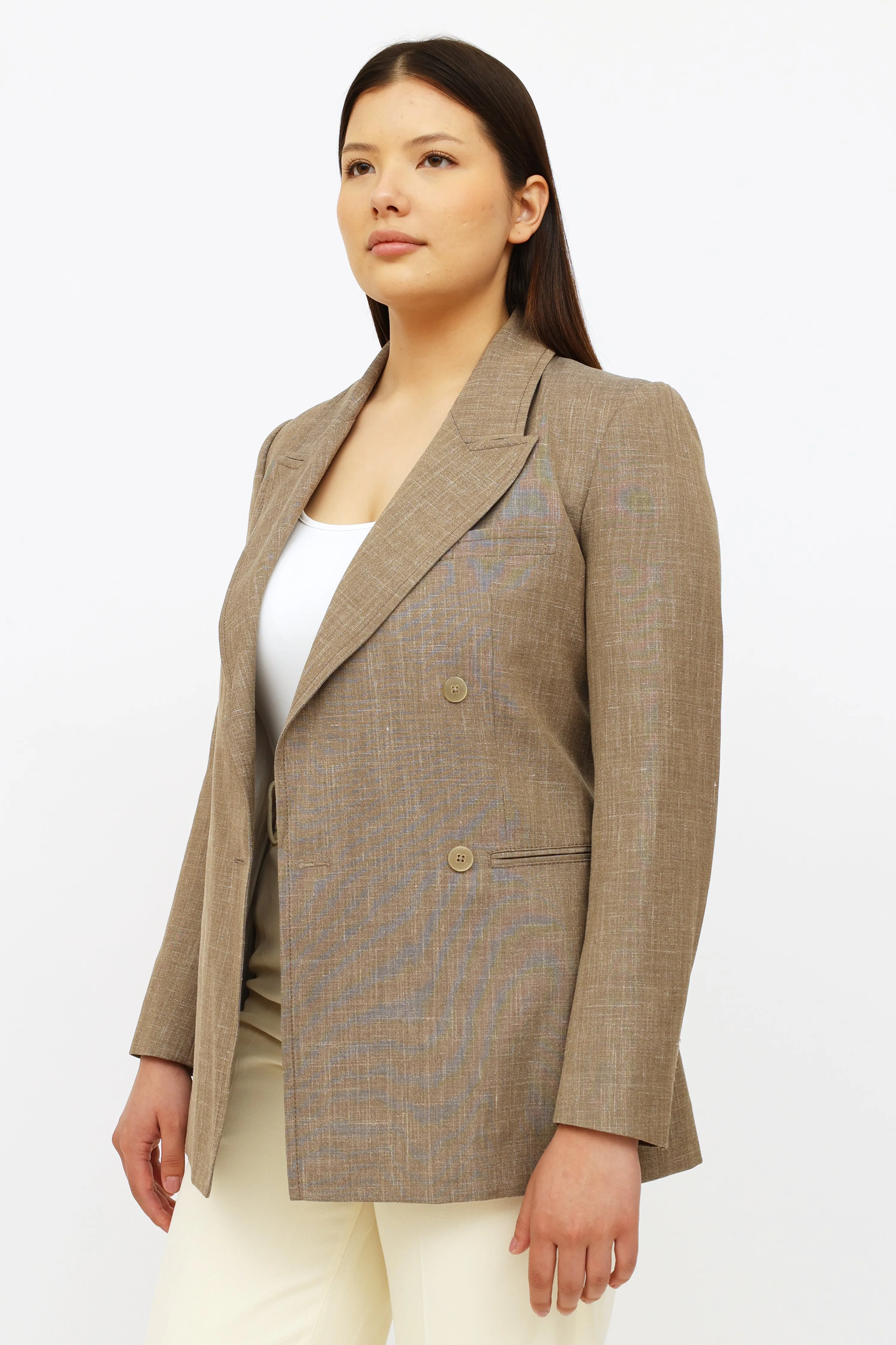 Brown Wool Blazer
