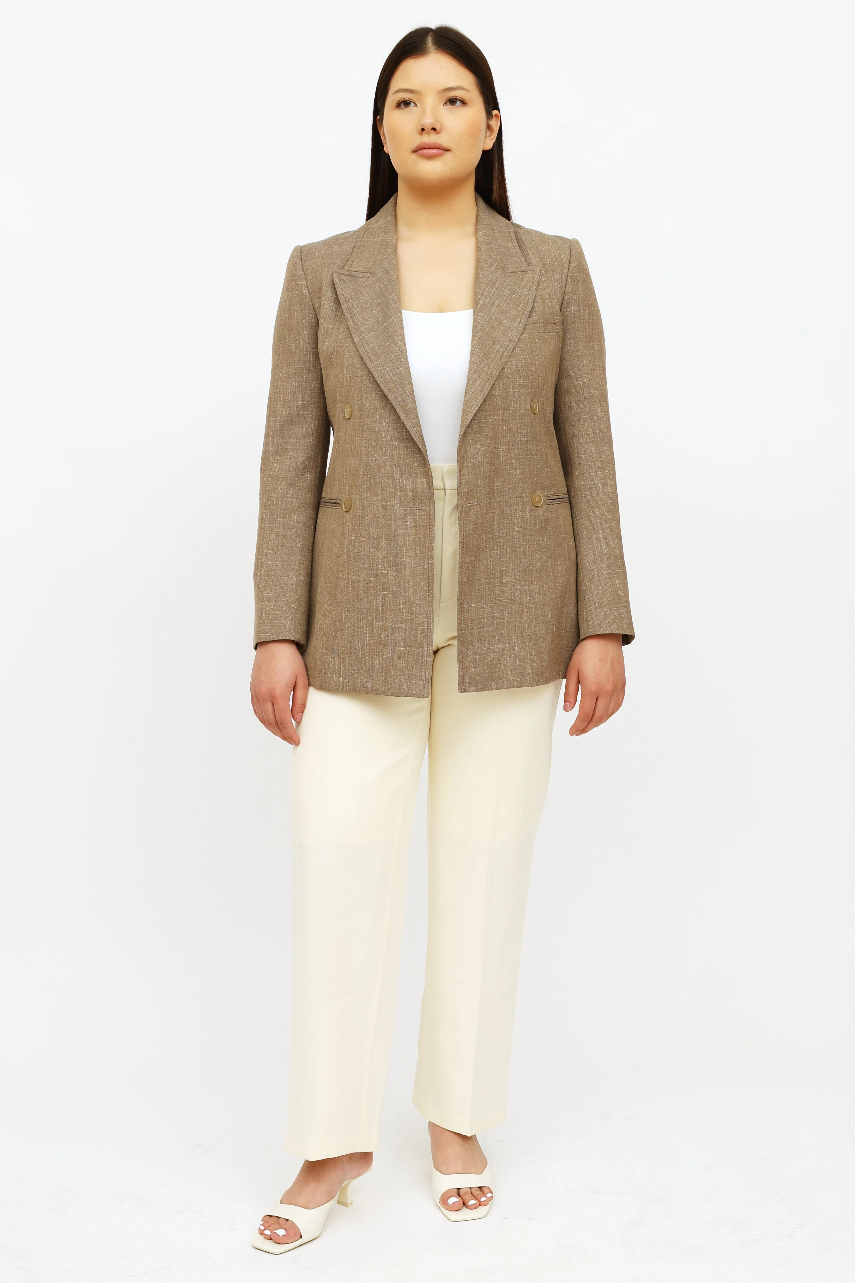 Brown Wool Blazer