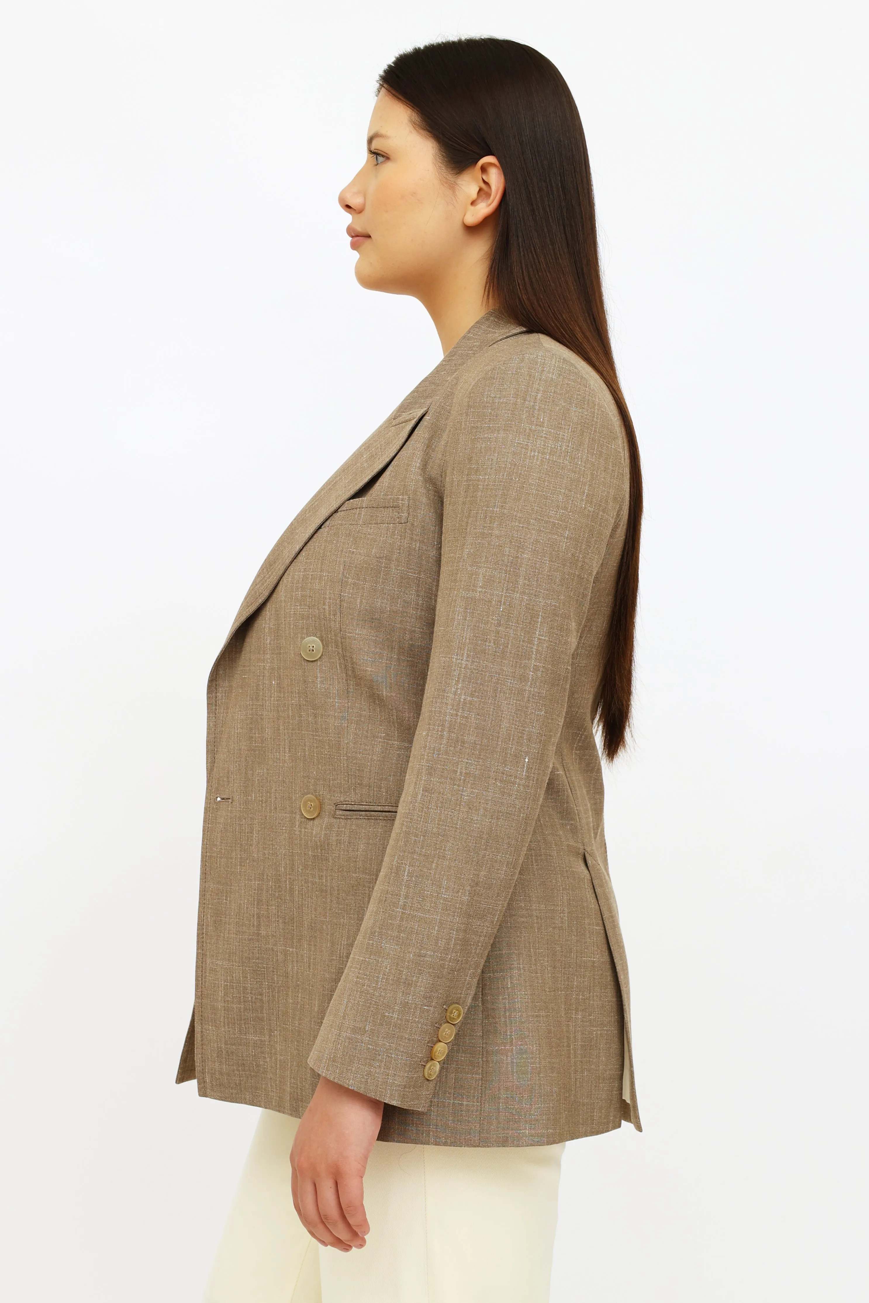 Brown Wool Blazer