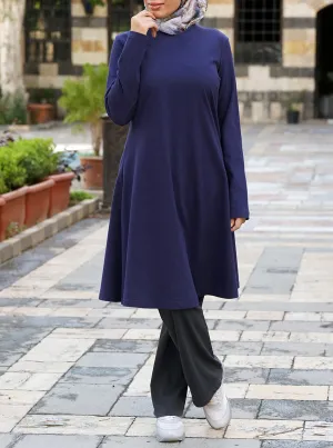 Brushed Cotton Flared Tunic