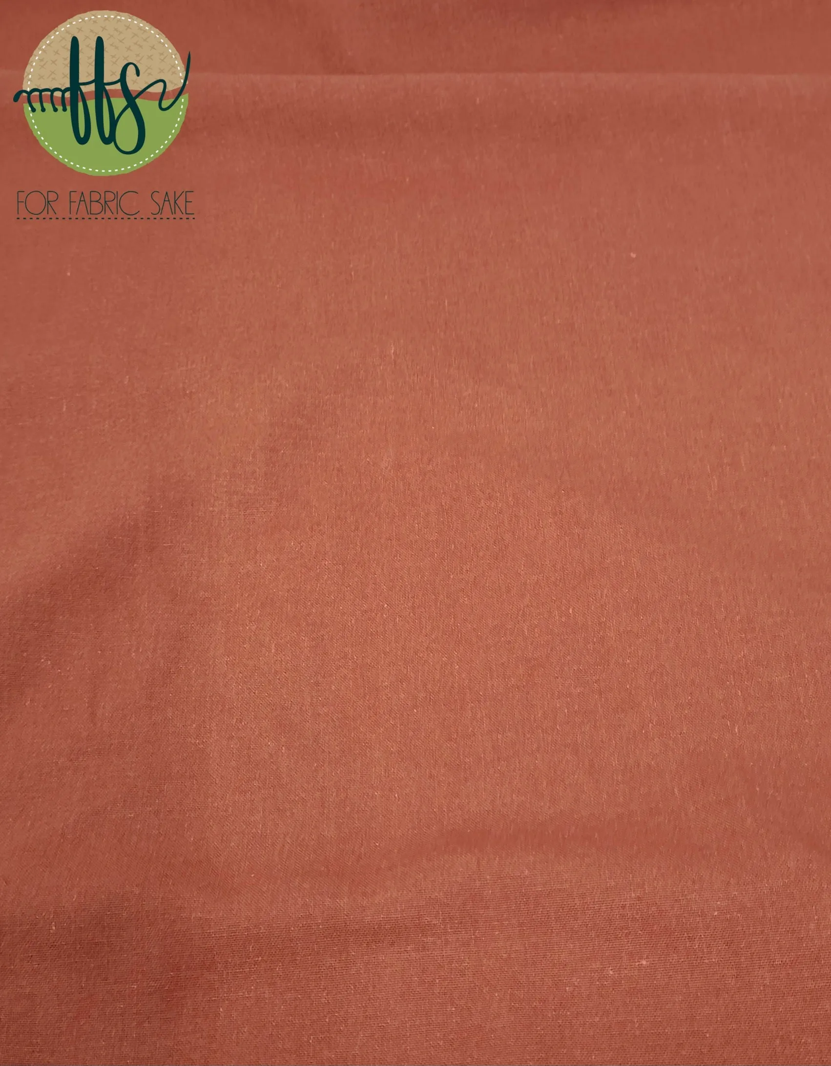 Burnt Orange - 100% Linen-165g