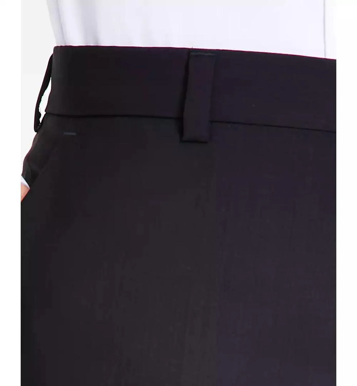 by Hugo Boss Men's Modern-Fit Wool Black Suit Pants