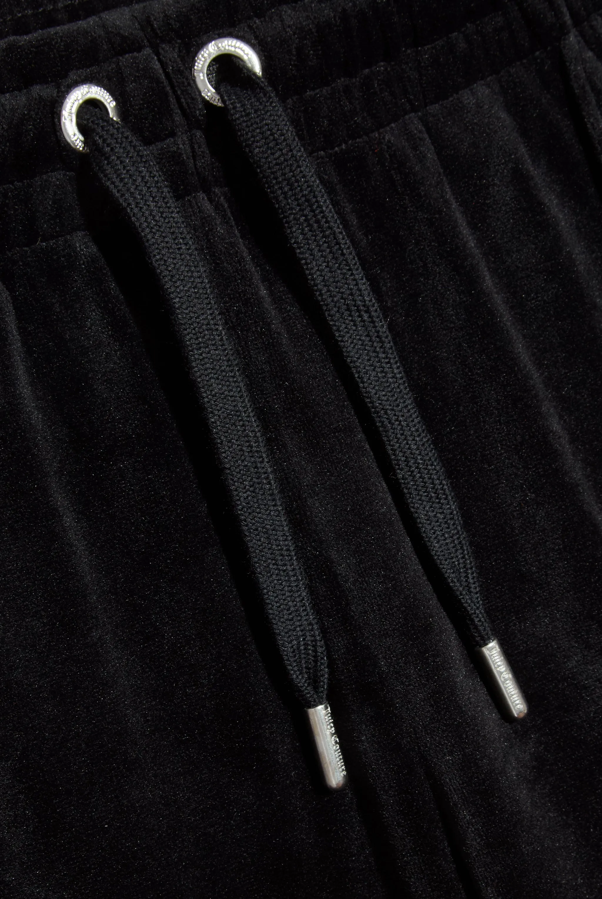 'CAPRICORN' BLACK VELOUR DIAMANTÉ TRACKSUIT BOTTOM
