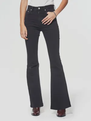 CAROLE BELL BOTTOM JEANS IN BLACK - Woman