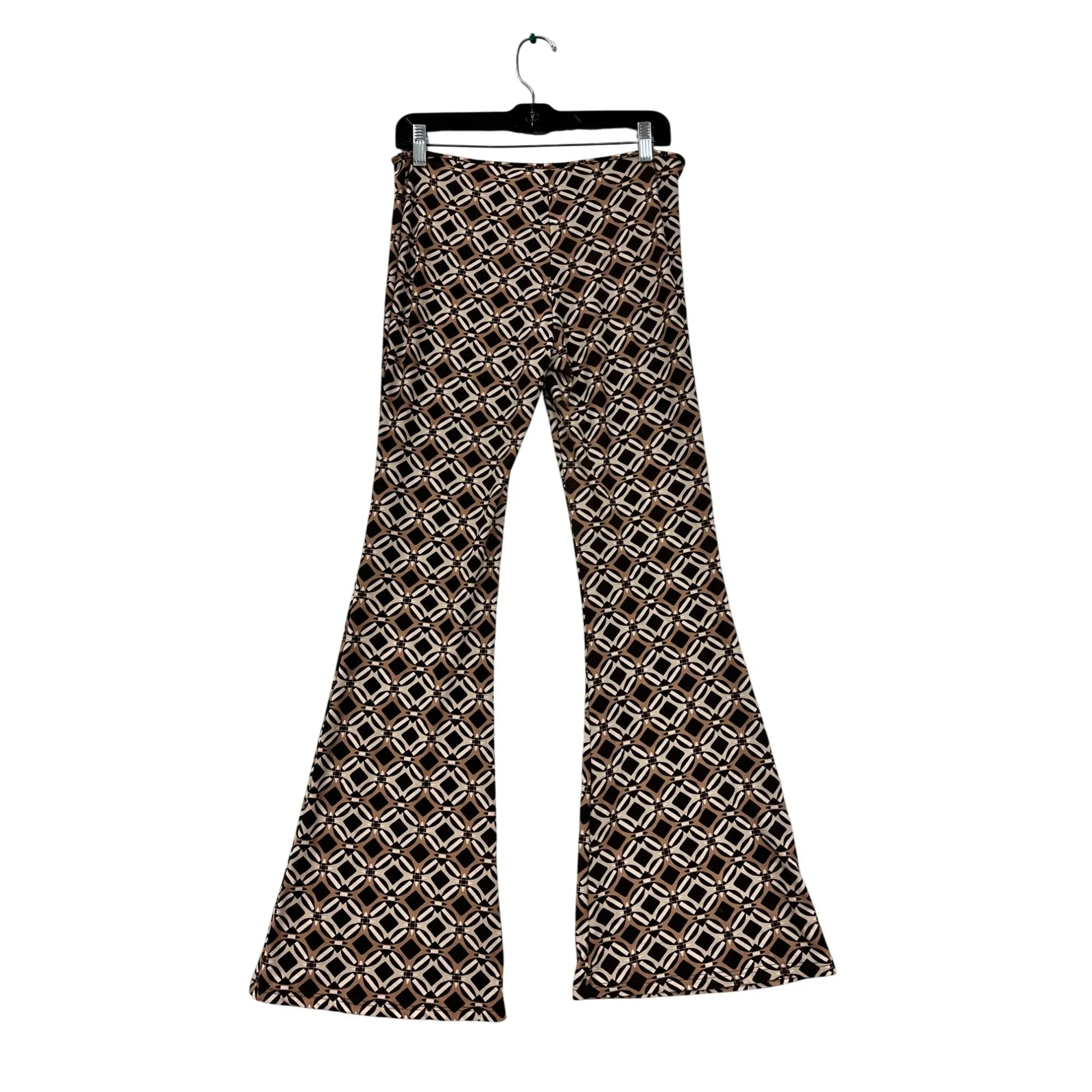 Charlotte Russe Womens Geometric Patterned Bell Bottom Pants #6190