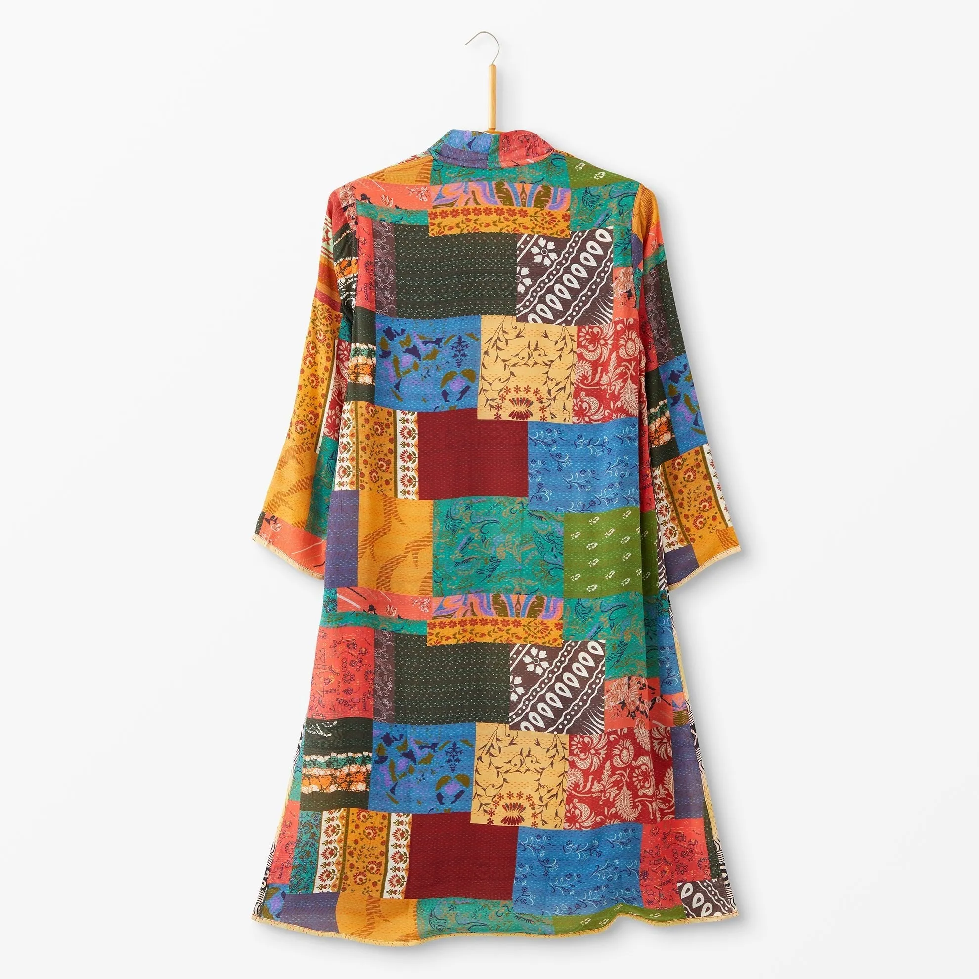 Clara's Patchwork Print Robe