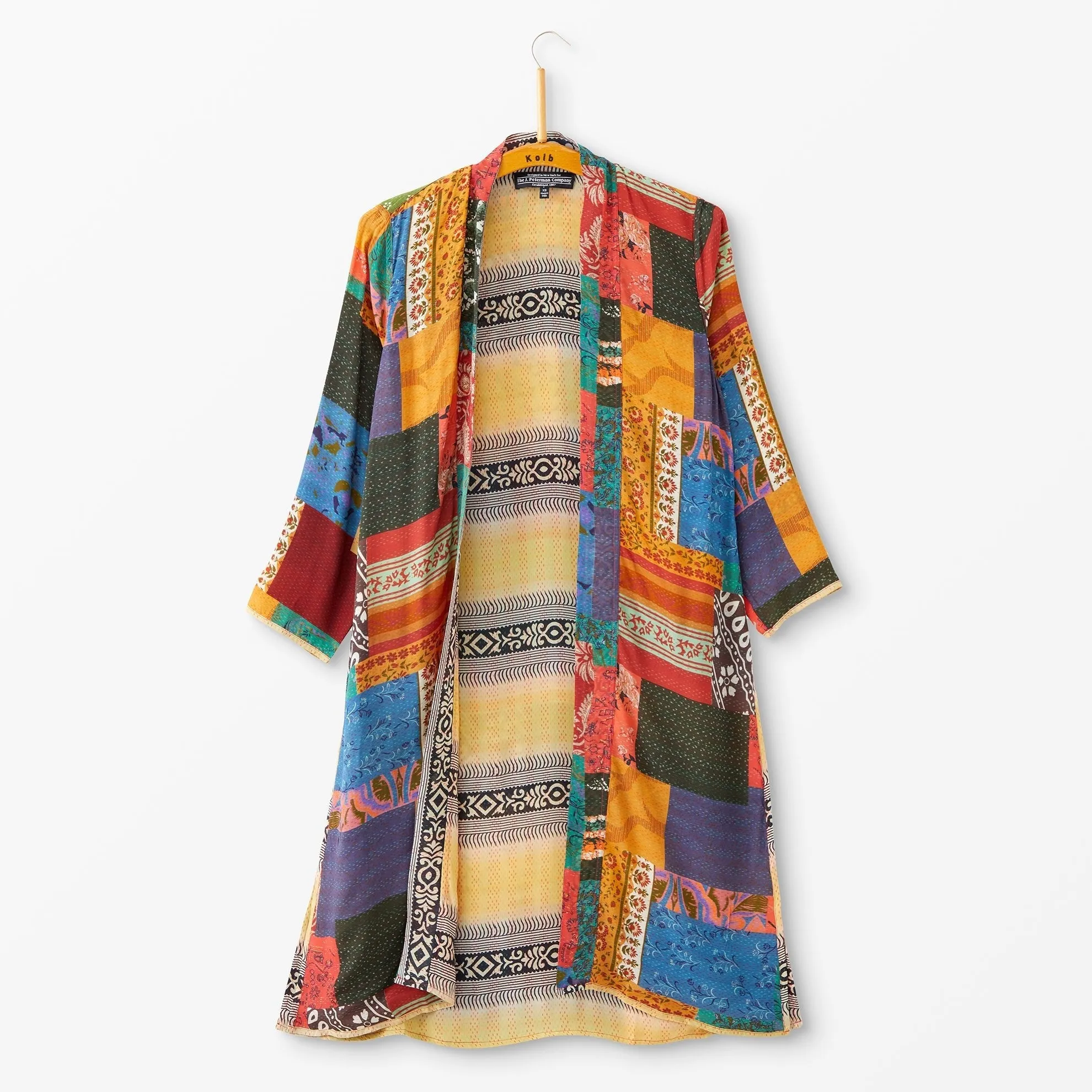 Clara's Patchwork Print Robe