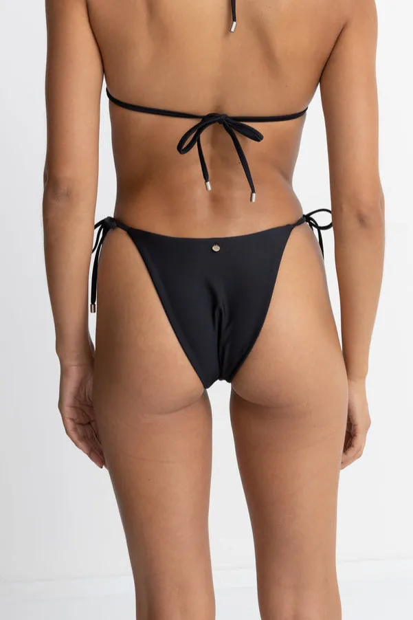 Classic Tie Side High Cut Bikini Bottoms