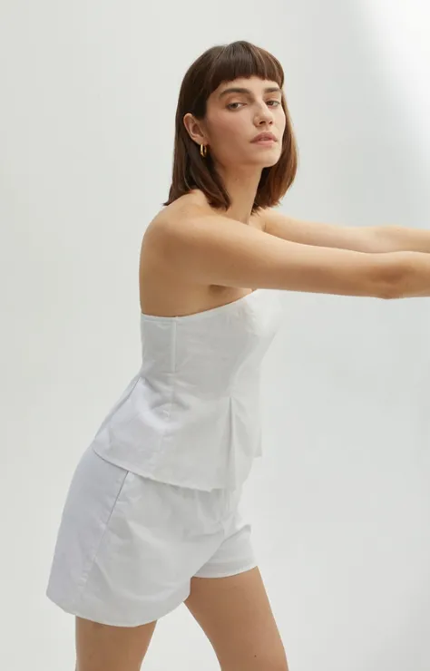 Courtney Linen Tube Top