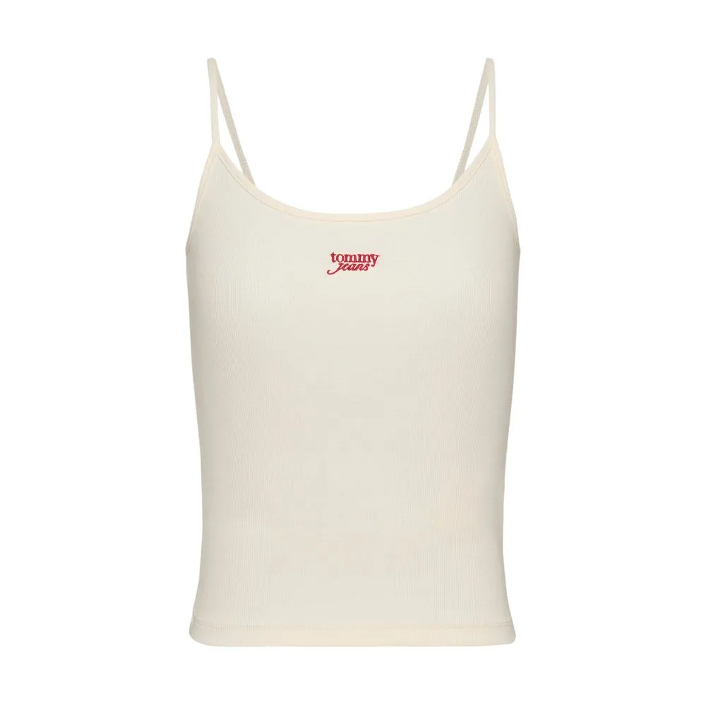 Cream Cotton Rigenerato Tops & T-Shirt