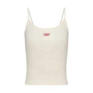 Cream Cotton Rigenerato Tops & T-Shirt