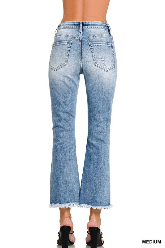 Cropped Denim Jeans