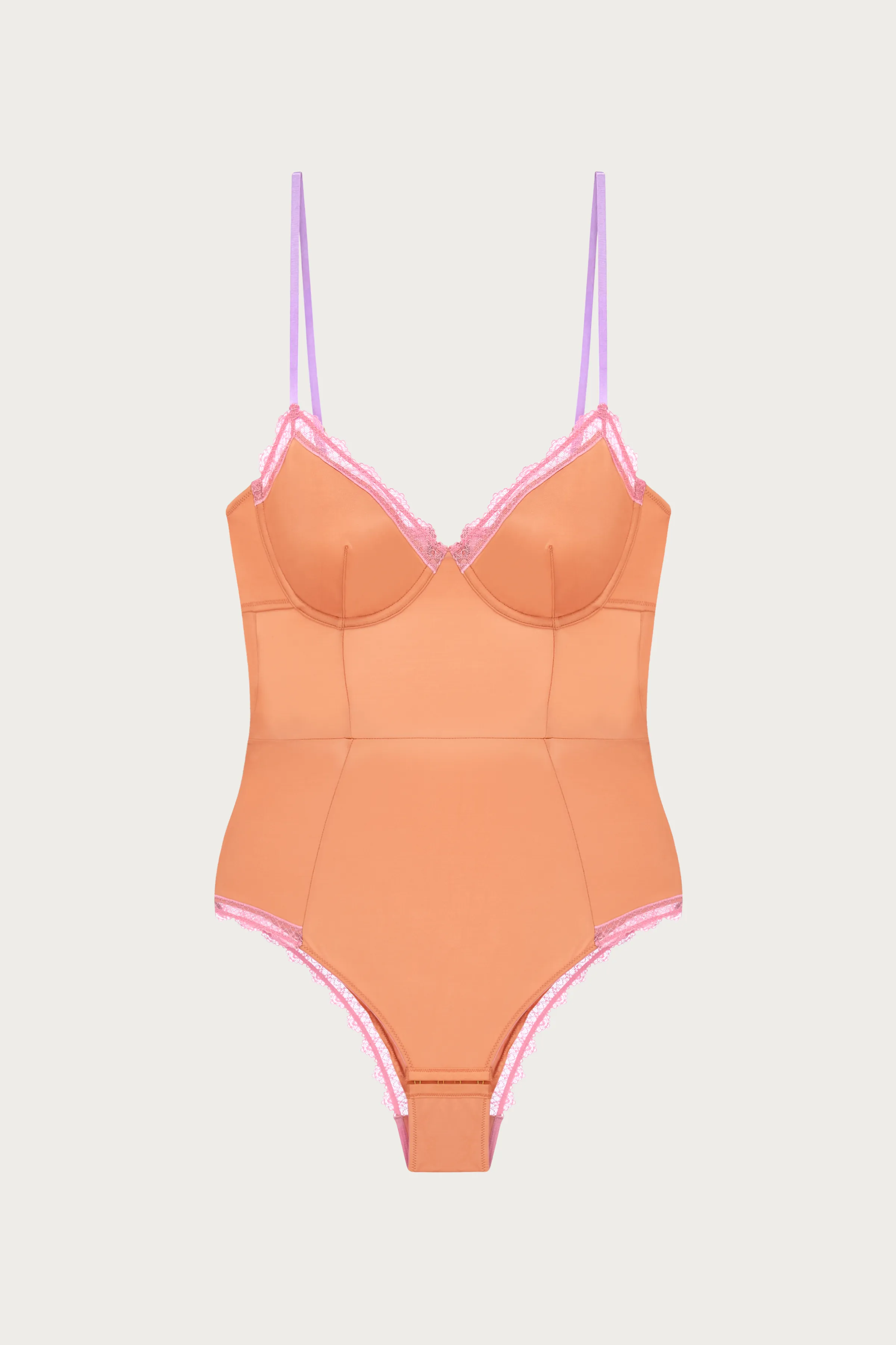 CYDNEY LACE TRIM UNDERWIRE BODYSUIT