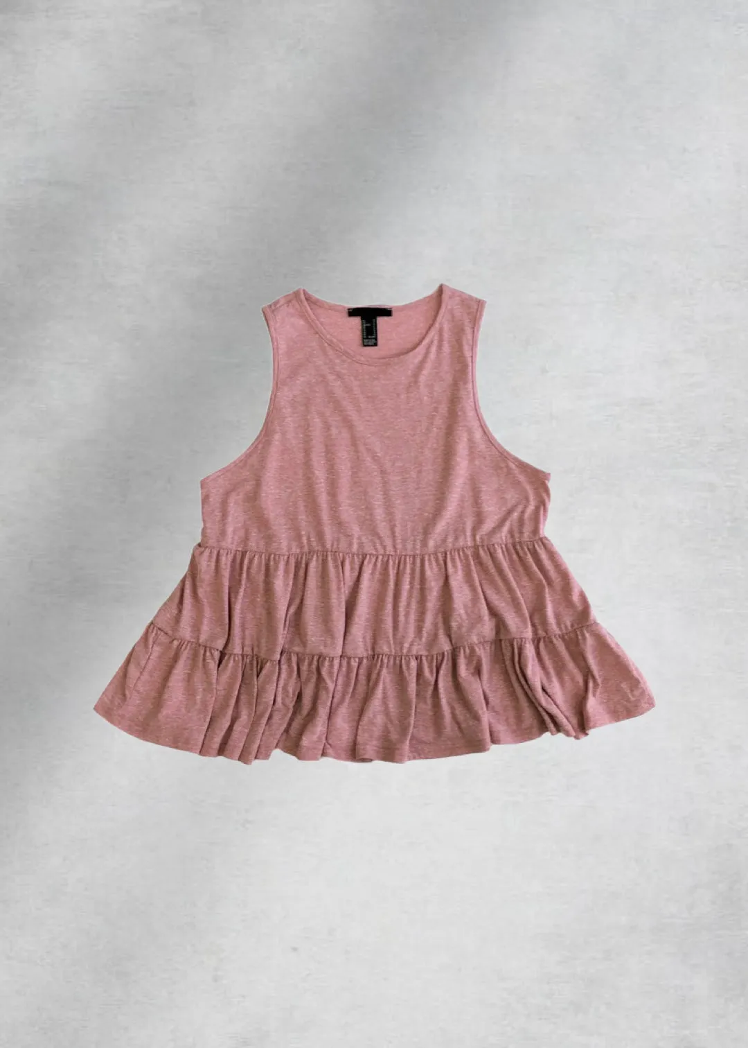 Dakota Tiered Sleeveless Top - Pink