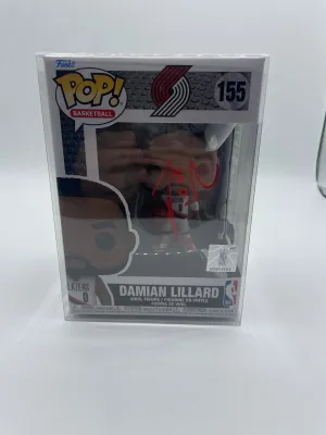 Damian Lillard Autographed Funkp Pop #155 (Beckett)