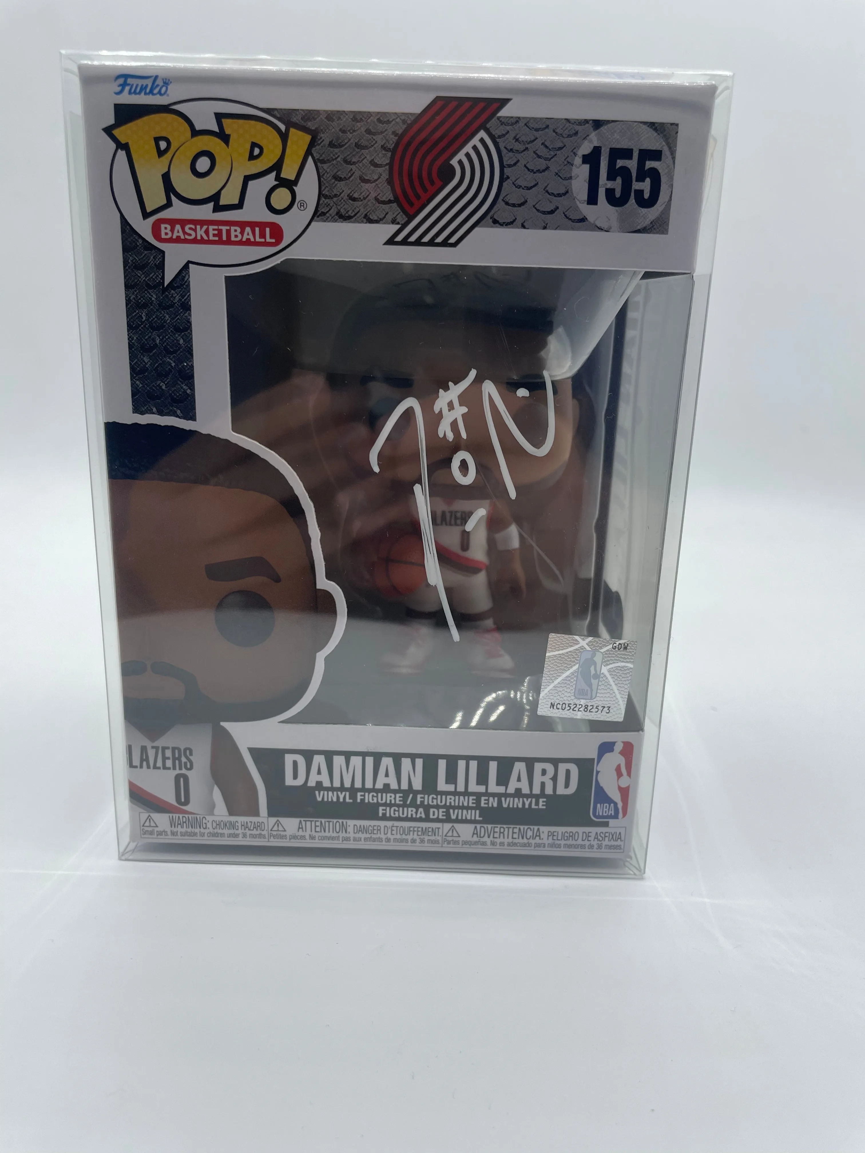 Damian Lillard Autographed Funkp Pop #155 (Beckett)