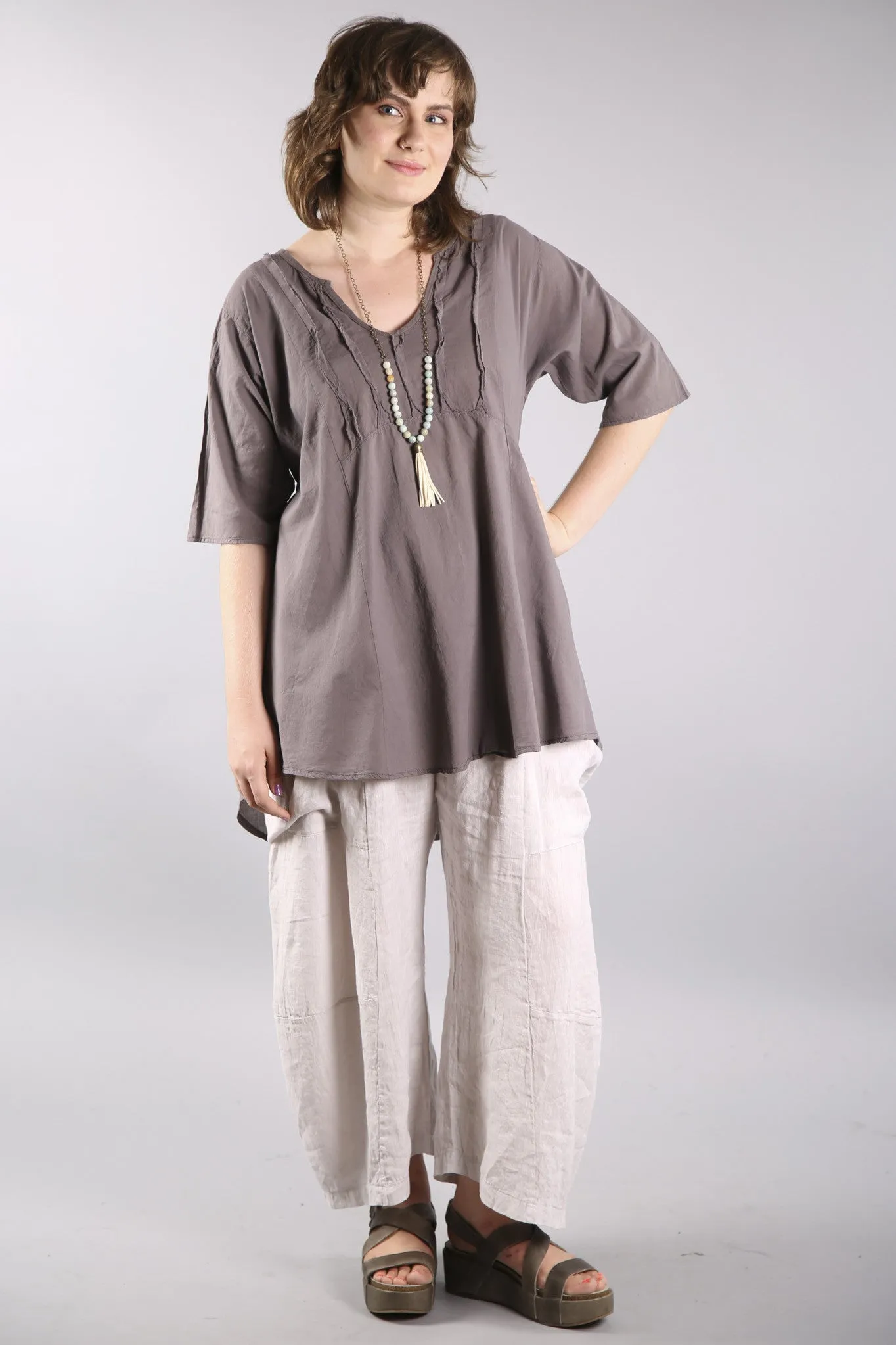 Dawn Clouds Lawn Tunic 2244-Sandstar-U