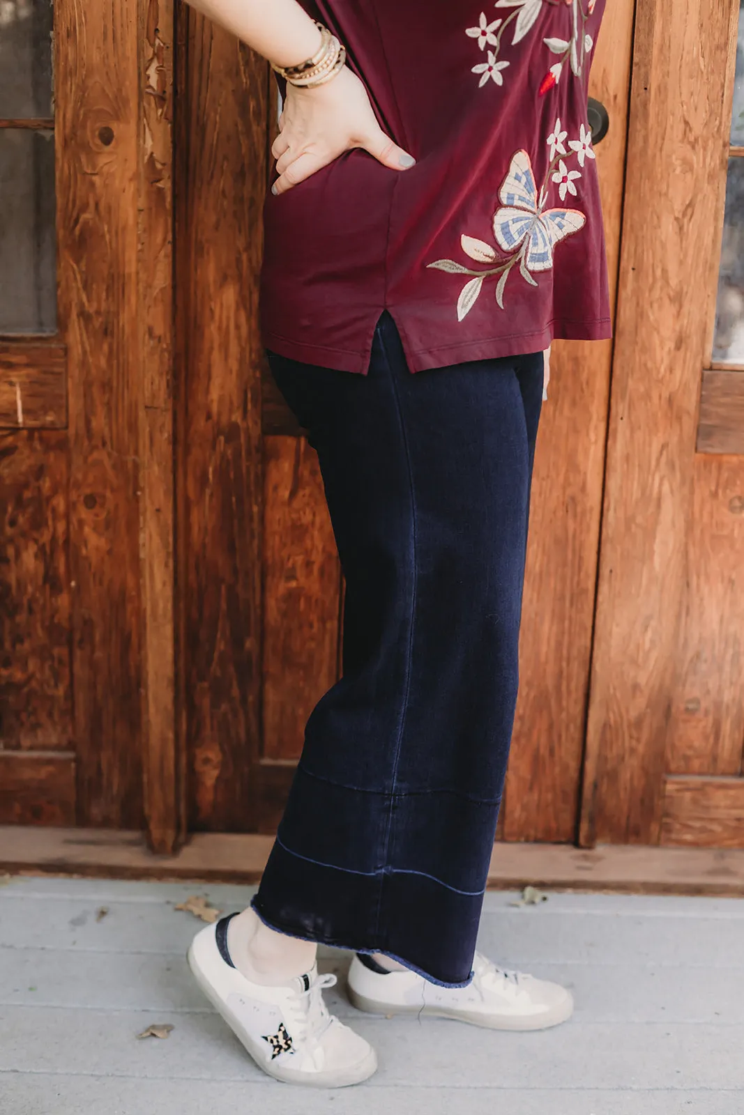 Dear John Audrey Cropped Wide Leg Jean