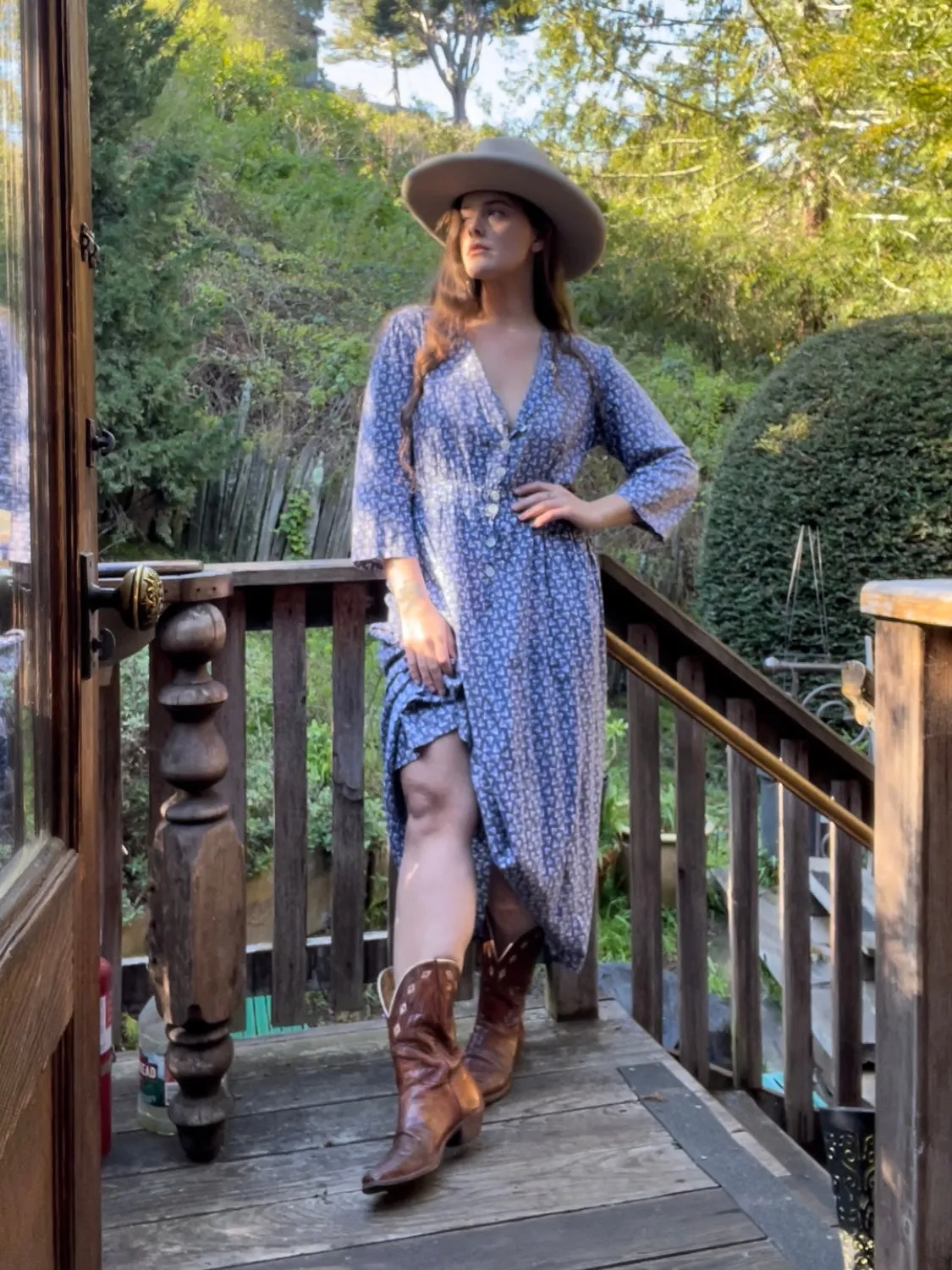 Depression Era Calico Day Dress