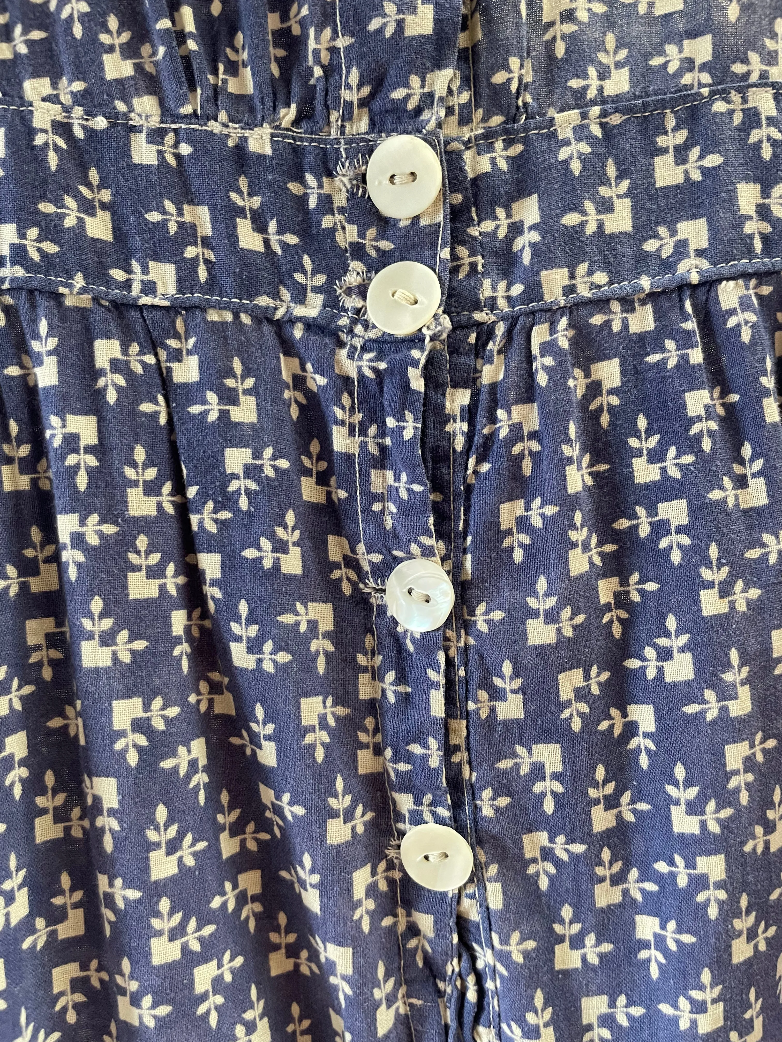 Depression Era Calico Day Dress