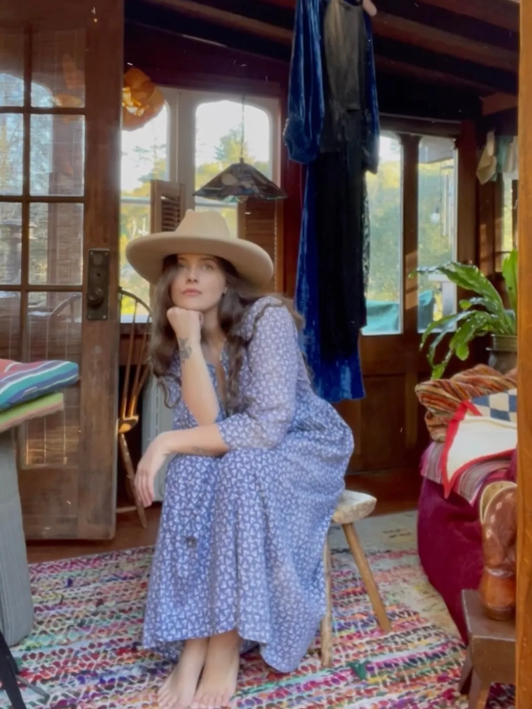 Depression Era Calico Day Dress