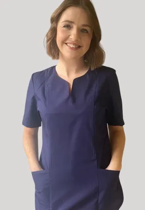 Diamond Designs Lightweight Female Top Navy - clearance product