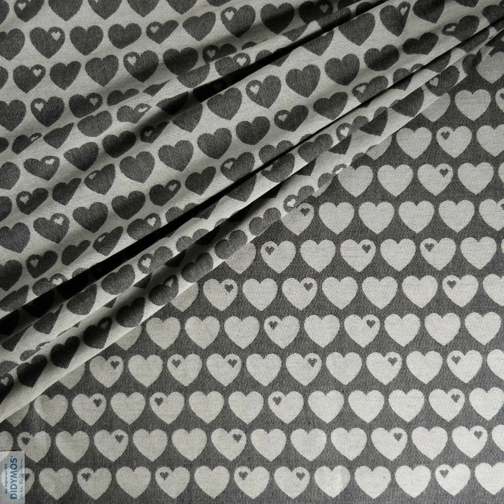 Didymos Hearts Monochrome byGraziela Woven Wrap