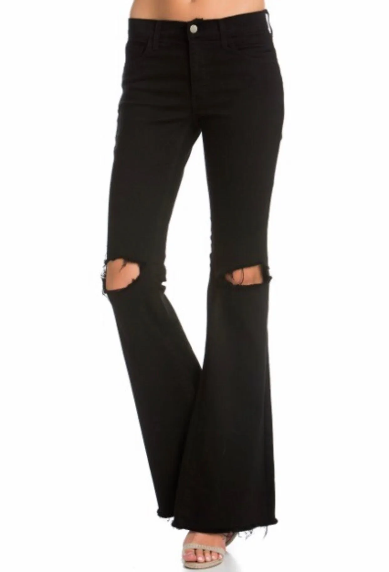 Distressed Flare-