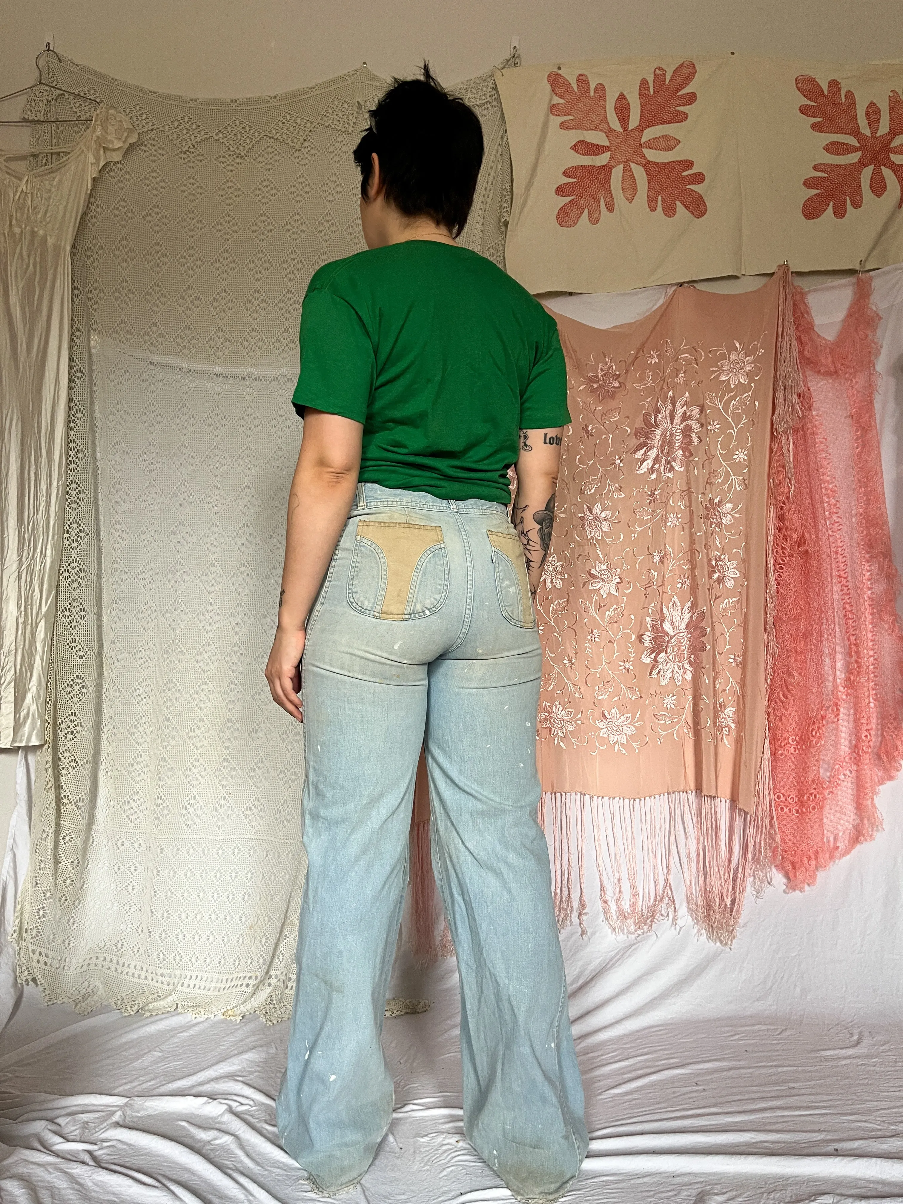 DISTRESSED LEVI’S BELL BOTTOMS