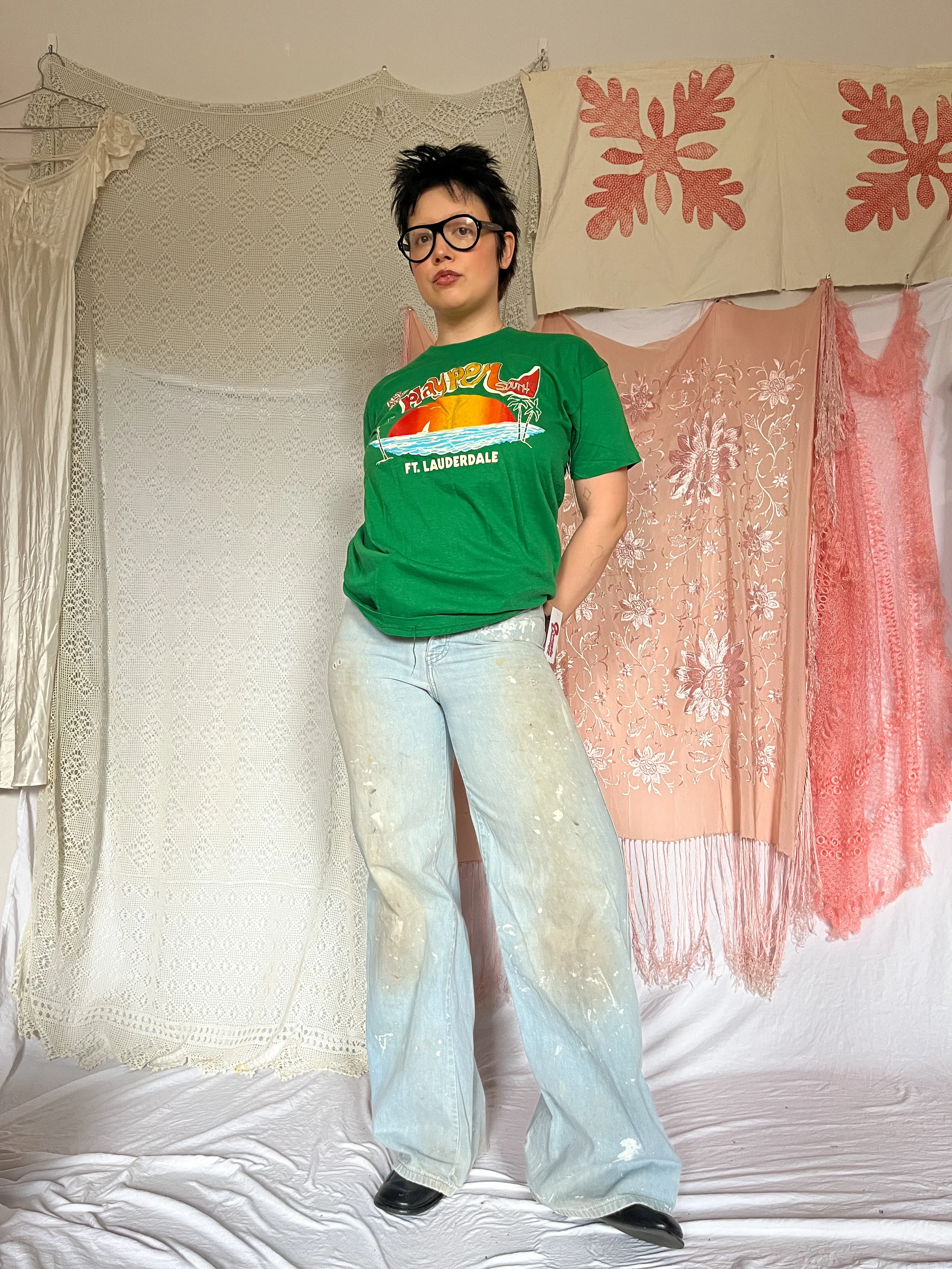 DISTRESSED LEVI’S BELL BOTTOMS